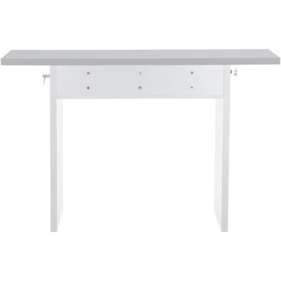 Emar 120Cm Narrow Rectangular Console Table with Storage Shelf