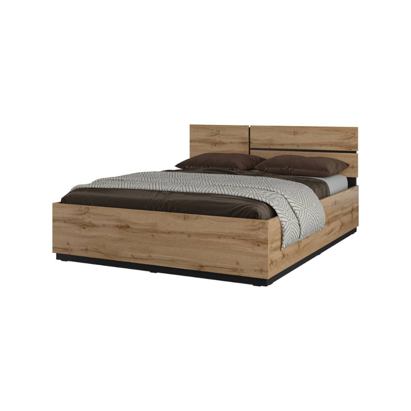 Buth Bed, Oak Wotan