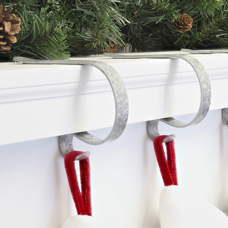 Mantleclip Stocking Holder, Gray