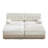 Loveseat With 2 Ottomans (Beige)