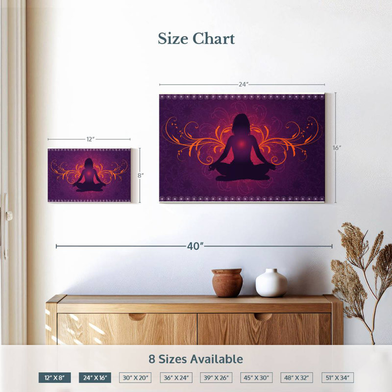Kerrick Yoga Heart Chakra, 16" H x 24" W