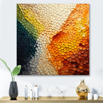Hardedge Art Earthy Euphony V - Abstract Metal Wall Decor