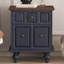 Table de chevet 20,47 "avec 2 tiroirs (ensemble de 2)-1675946577