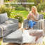 Rattan Sofa Set