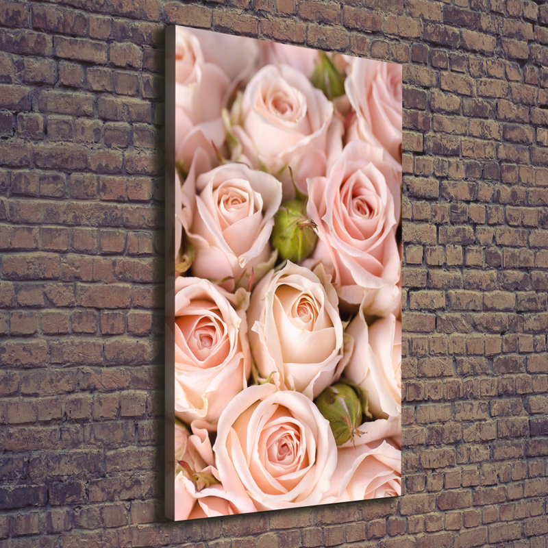 Bouquet Of Roses - Wrapped Canvas Print