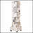 Rotating 360-Degree 6-Tier Corner Bookshelf With Drawer, Space-Saving Wood Organizer For Small Rooms And Modern Decor