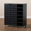 24 Pair Shoe Storage Cabinet