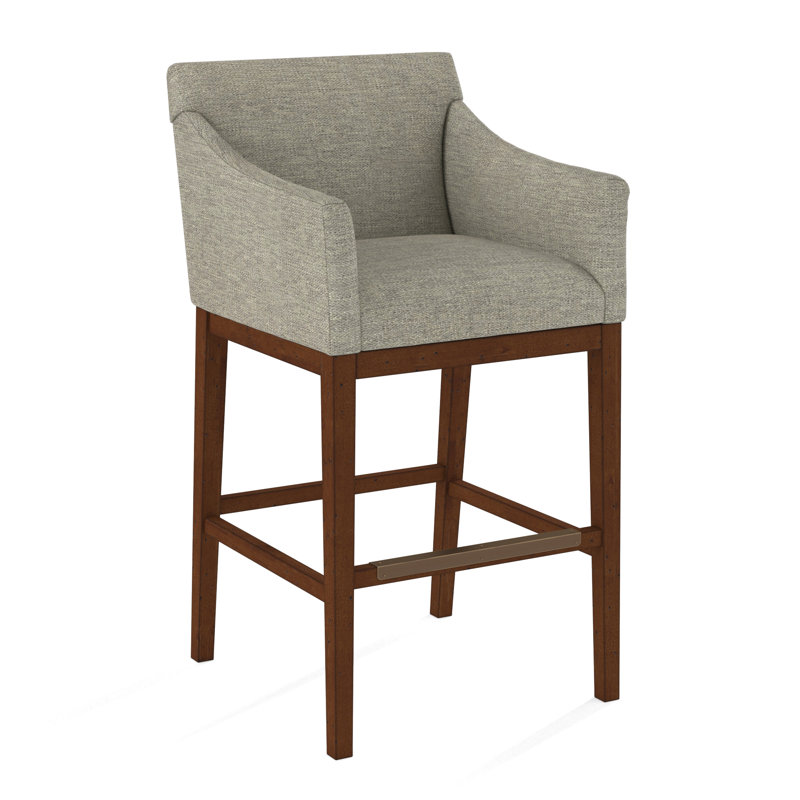 Upholstered Stool, 61585-76, Black