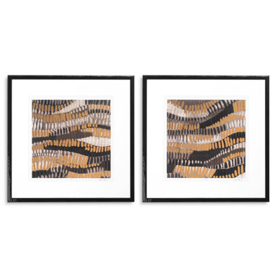 Metallic Undulation Print by June Erica Vess