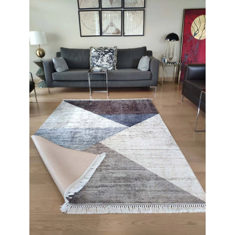 Tapis Maryemma avec envers antidérapant, Rectangle 3 pi 3 po x 8 pi 2 po