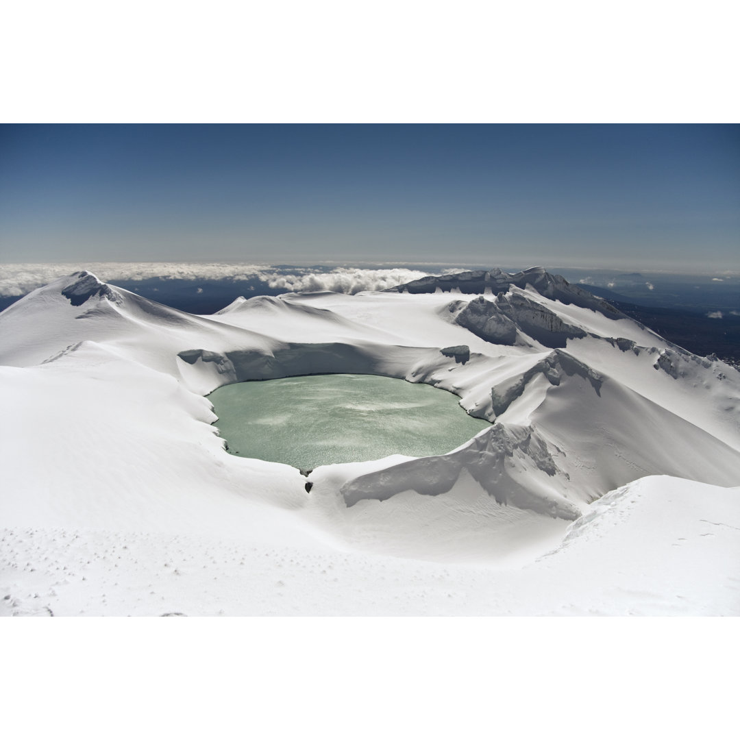 Mt. Ruapehu Kratersee - Leinwandbild