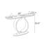 Console en acier inoxydable de style italien-1695317291