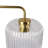 Haven Clear Glass Table Lamp, Button Control