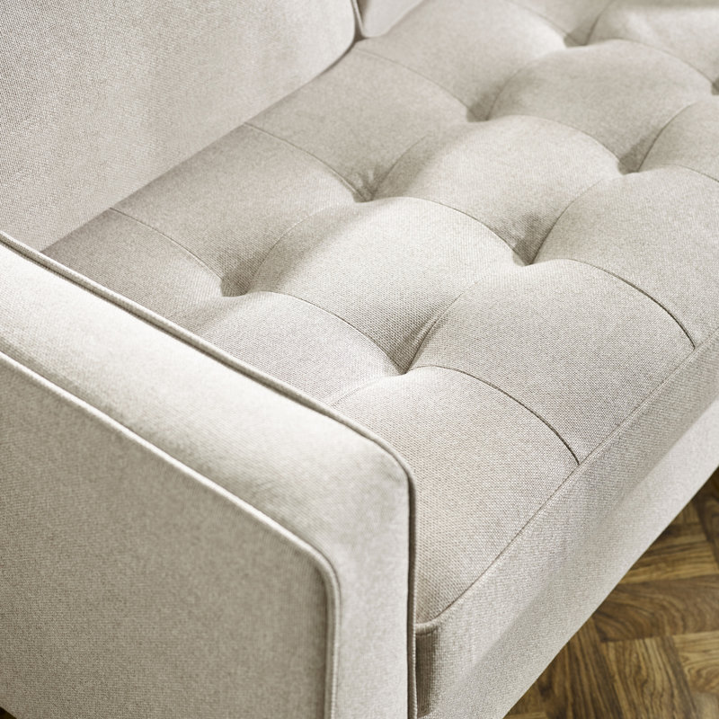 Chenille Sofa, Beige, 3