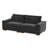 Kitson 89'' Recessed Arms Modular Sofa-662625236
