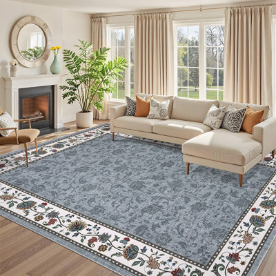 Tapis lavable Farmhouse Floral