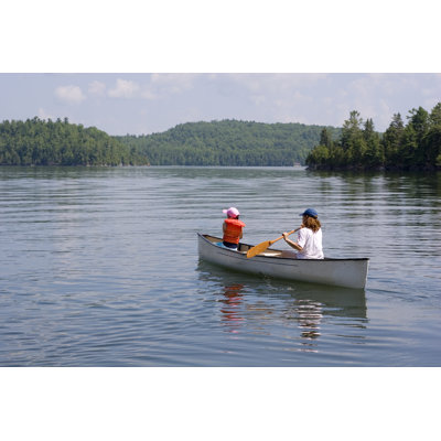 " Mother And Daughter Canoeing "