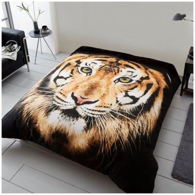  3D Printed Tiger Face Throw