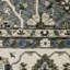 Tapis oriental en polyester tissé à la machine bleu / gris / beige Suhaan-1486599218
