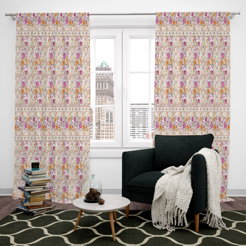 Paire de rideaux obscurcissant en polyester Pawlonka, L 20 po x L 82 po