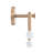 Steel Armed 2-Light Modern Wall Sconce-1740562002