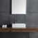 Turner 18" x 10'' White Ceramic Rectangular Wall Mount/Vessel Sink, Small Bathroom Sink