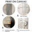 Minimalisme beige et noir scandinave - impressions sur toile scandinaves beiges-312241057-312241082-312241084