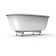 Signature® 67" x 32" Acrylic Freestanding Soaking Bath with Round Tub Filler