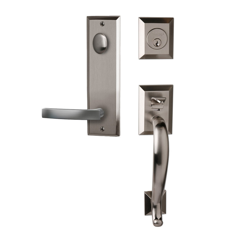 Bravura 913-940 Active Savannah Handleset with Miramar Lever in Oil Rubbed Bronze - L, Satin Nickel, Left
