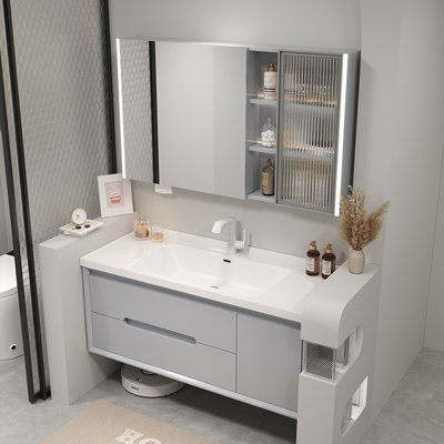 Nordic style simple bathroom cabinet