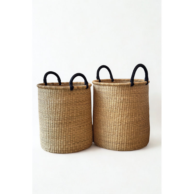 S/2 Handwoven Hamper