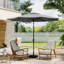 Aaroon 300cm Tilt Market Parasol-57368142