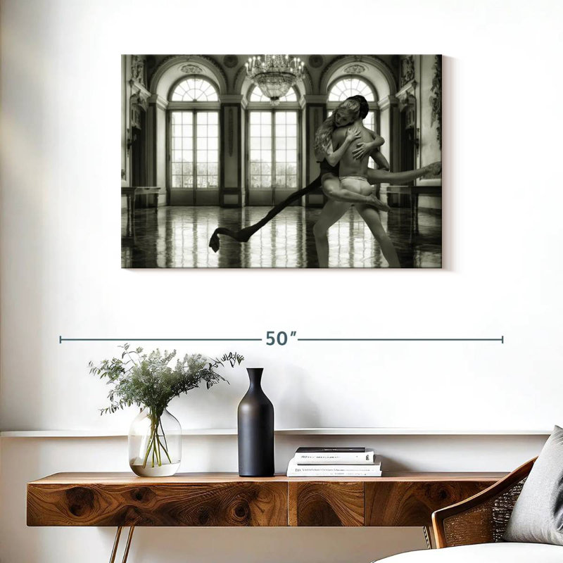 Enn Danseur And Ballerina, H 24 po x l 36 po