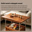 Table d'appoint avec chariot de rangement 31,5 po Vintage
