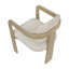 Ensemble de salle à manger 9 pièces Modern Oak avec rallonge et chaises à dossier courbé
