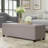Avalon 54"W Upholstered Storage Ottoman Bench with Interior Storage and Safety Hinges-581653898
