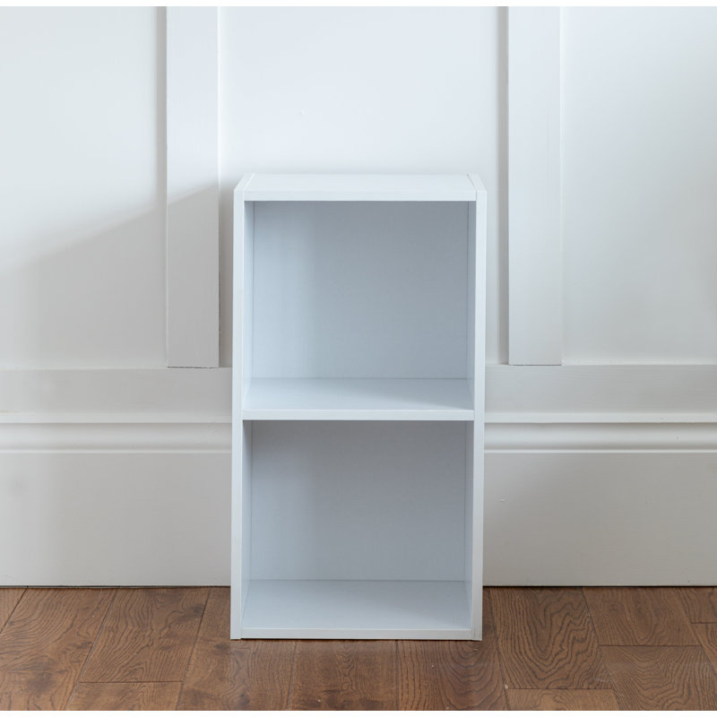 Northville 30cm W Cube Bookcase, (2 Shelves) 21.25"H x 11.811"W x 9.25"D.