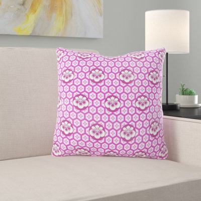 Paulownia Flowers Throw Pillow