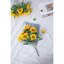 Arbre de tournesol artificiel jaune 10,2 x 11 x 18,9 po x 9,4 po