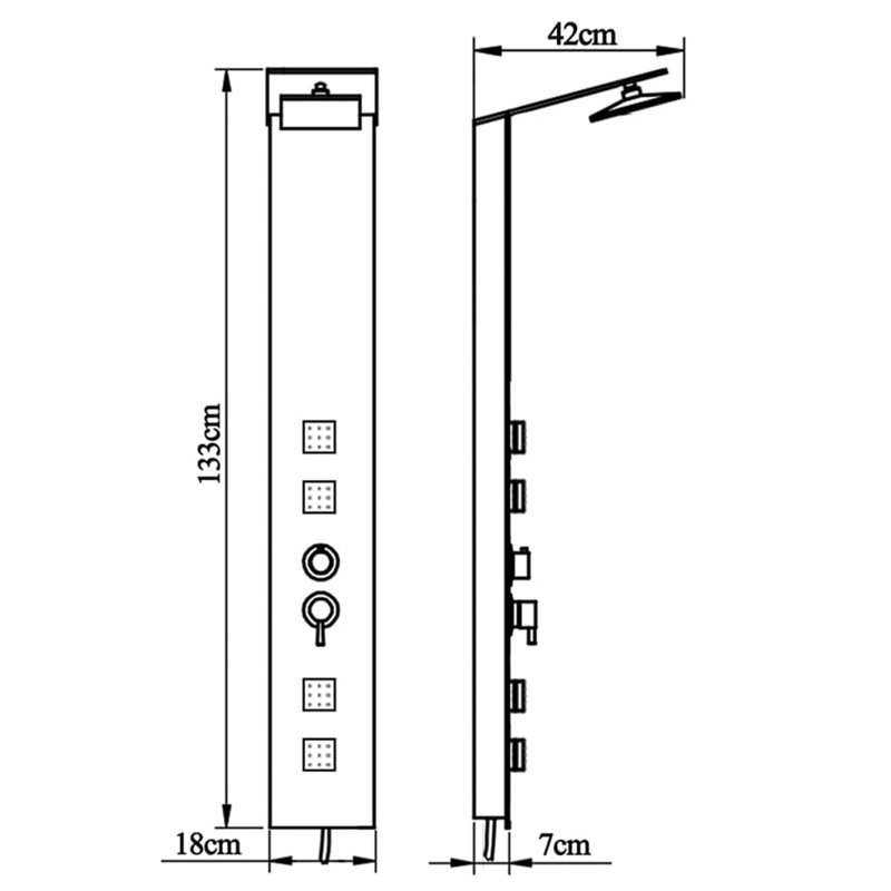Laga Shower Tower Panel