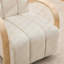 Fauteuil d'appoint pivotant de 30,7 po et pivotant à 360 ° de style moderne avec fauteuil de lecture capitonné Comfy Channel, fauteuil simple avec accoudoirs pour chambre à coucher, bureau et salon.-52379101