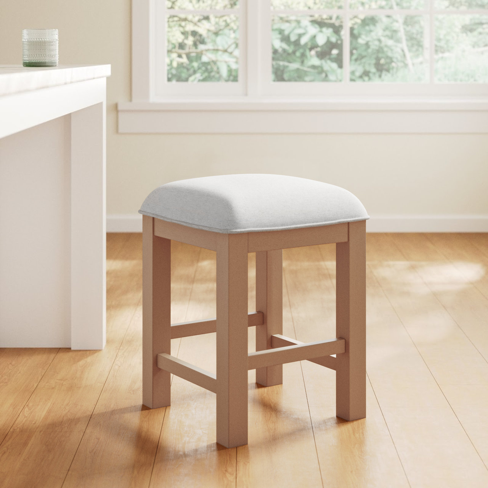 Mya 24" Bar Stool, Natural