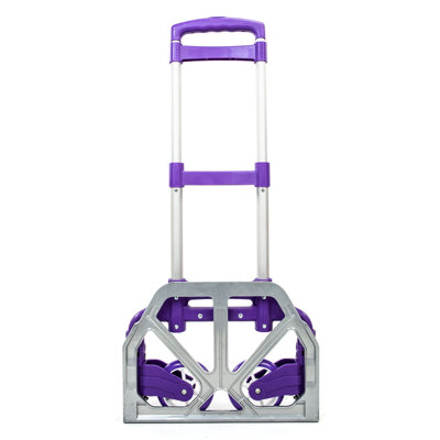Chariot à roulettes pliable portatif en aluminium 165 lb capacité 165 lb