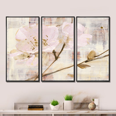 " Elegance I Pink " 3 - Pieces