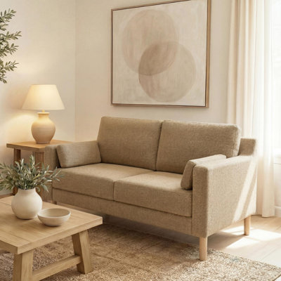 Lagoa 60" W Boucle Square Arm Loveseat
