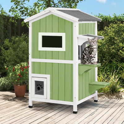 Cat House With Escape Door