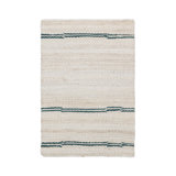 Sunderland Striped Area Rug in Ivory