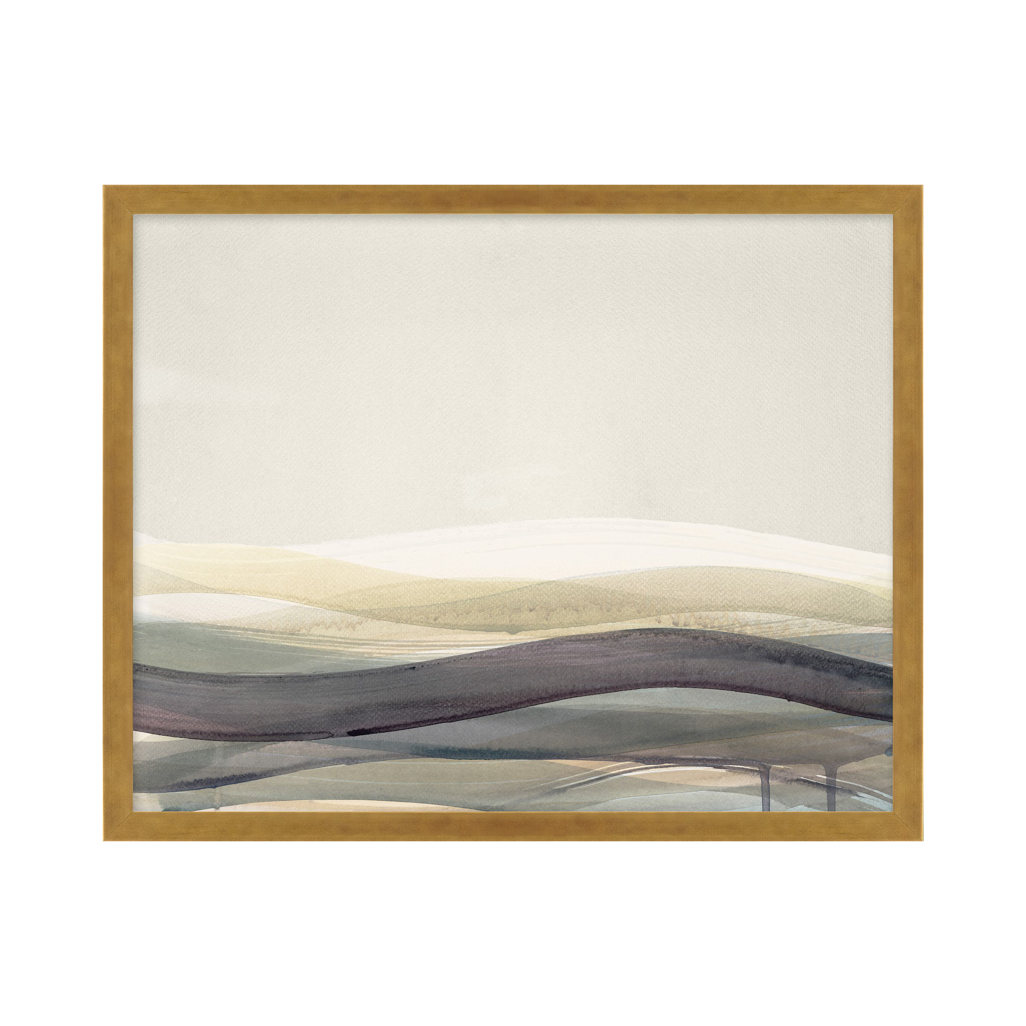 Preliminary II by Beth James, Gold Framed, 38" W x 30" H