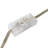Fluted Stoneware Table Lamp With Linen Scalloped Shade
