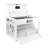 16 Locking Charging Station - White Cabinet With Efficient Portable Cord Arrangement, For Office, , , Device Storage 16 Laptop & Tablet Lockable, White, Classroom, Stores Charges Multiple Electronic-280655679